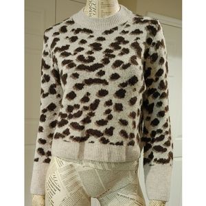 Leopard print sweater